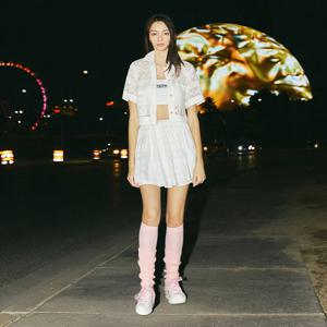 [랩](SET-하의) 레이스 플레어 미니스커트(AQ2WS563)