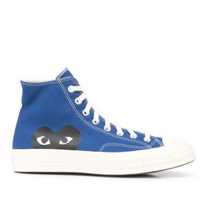 꼼데가르송 플레이 X 컨버스 청크 70 하이 스니커즈 171846C BL