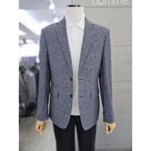 바쏘옴므 세이브존03 바쏘옴므 25 봄 여름 네이비 도트조직 캐주얼 콤비자켓 WSAGZ2JS57A