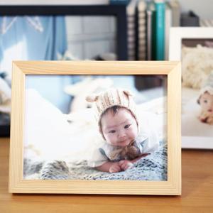 모던 3색 소나무 원목 액자 A4 액자 원목액자 나무액자