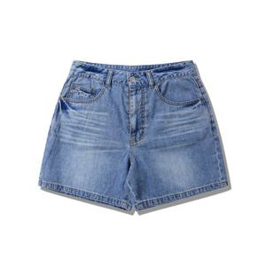 [지프]여성 청반바지 캣 엠보워싱 하프데님 숏 팬츠 JQ2DPF856