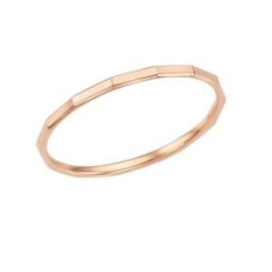 [로이드] 사각 컷팅 튼튼 실반지 14K 반지 LRS20060G