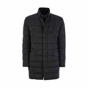 에르노 트렌치 코트 다운 패딩 자켓 블랙 남성 PI007ULE 12456Z 9300