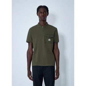 26 SS 몽클레어 남성 로고 모티프 폴로 셔츠 mon0162008grn