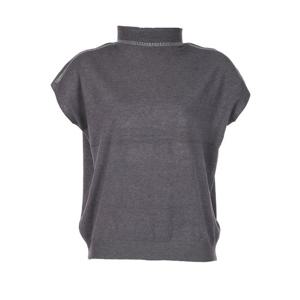 [몬테밀라노]하이넥 비즈 반목 티셔츠 X5FA2T114A