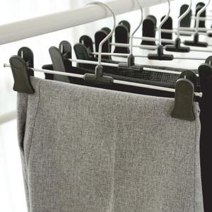 [아트박스 POOM]아트박스/보노하우스 스트롱 논슬립 바지걸이 10P 집게자국 없는 옷걸이