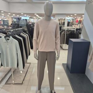 [지오지아]2026년S/S 메리노울 망세탁가능 라운드니트ABG1ER1101