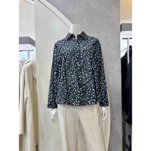 [안지크]봄가을 플라워패턴 블라우스 셔츠(AI3-BL526)
