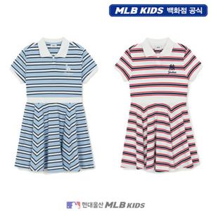 [MLB키즈US] (7FOPV0161) 여아 바시티 피케 원피스 아동원피스 키즈원피스