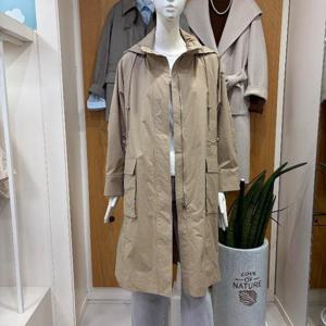 클리지 DP01 나일론 포켓 후드 롱 점퍼 CQ3WJP02