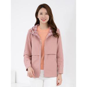 [모슬린]엄마옷 후드 배색 사파리 점퍼 602FGH046 마담/중년여성