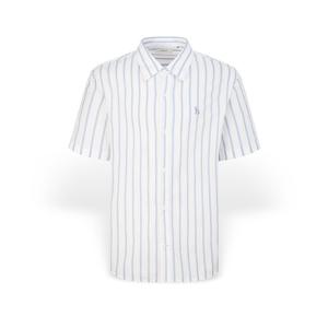 [헤지스] 남성 서커 스트라이프 반팔셔츠 HZSH6B714B1