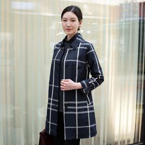 [모슬린]엄마옷 카라체크자켓 613FGH606 마담/중년여성/빅사이즈