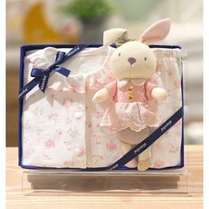 압소바 HK(아기선물) 로엘 7부 내의 애착딸랑이세트(26년여름신상) (A1A1B10306)