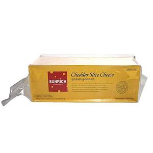 치즈 (냉장)썬리취체다슬라이스치즈1800g(100매)