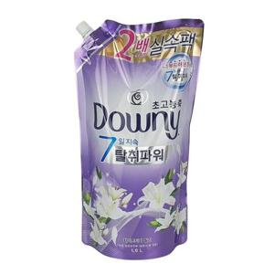 섬유유연제 다우니 화이트티와릴리향 리필 1.6L