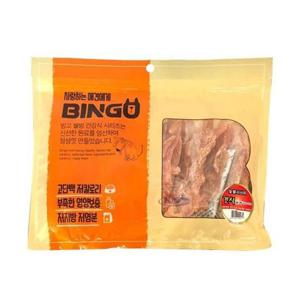 애견간식 빙고 건식 꽈배기 사사미 400g 1팩 애견육포