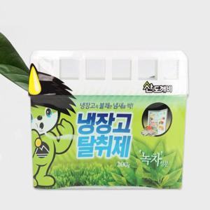숯탈취제 산도깨비 녹차성분 냉장고탈취제 200g 1p