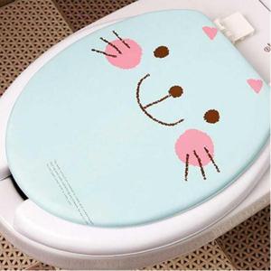 [생활] 고양이 변기커버 u형 변기시트 변기뚜껑 양변기뚜껑