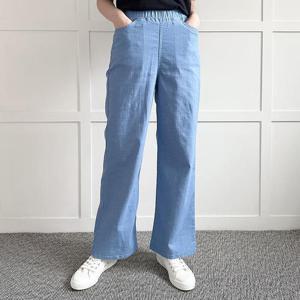 [강물처럼]아이우먼 쿨스판와이드일자청바지 LOP493M508 빅사이