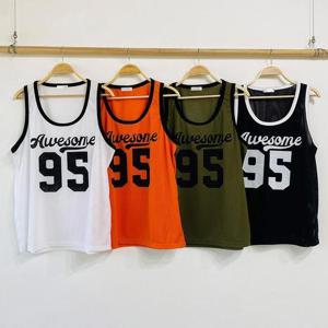 [강물처럼]빅사이즈민소매티 V066L508 구십오라운드농구나시 BU