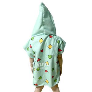 짱구 비치가운 [잠옷후드-YP9209] 유아 어린이 물놀이 비치타올