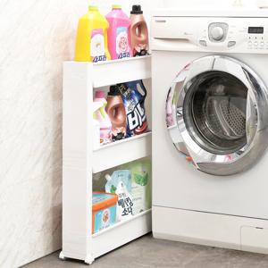 위즈홈 이동식 트롤리 틈새선반 3단