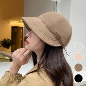 여자 사계절모자 부드러운 코듀로이 보넷햇 벙거지