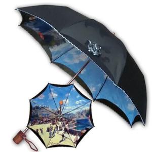 [아트박스 POOM]아트박스/헬로레인캣츠 명화_UVULI 망사이중 르누아르-퐁네프다리 자외선차단양산