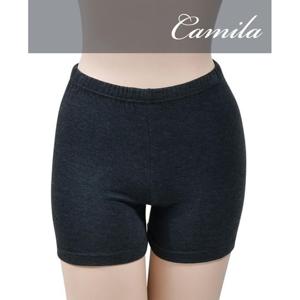 카밀라 따뜻하고 편안한 기모 여자 3부 바지 쫄바지