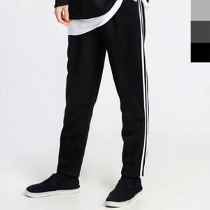 남자 기모 두줄 트레이닝 바지 츄리닝 겨울바지 남자츄리닝