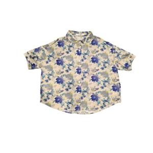 [안지크]꽃나염반팔블라우스AJ2BL5570-