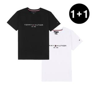 1+ 1 타미힐피거 반팔티 남녀공용 커플티셔츠