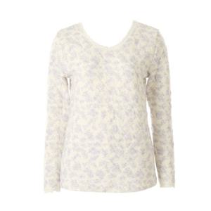 와코루 포근하고 따뜻한 면 삼중직 여성내복 상의 WLG2556C