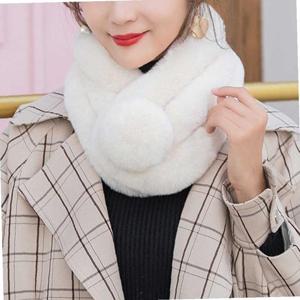방울 퍼 목도리 / 쁘띠 밍크 목도리 여자 겨울머플러