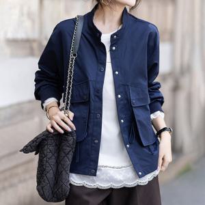 ATMARK (77까지)스냅스탠드빅포켓자켓_AA61JK013G