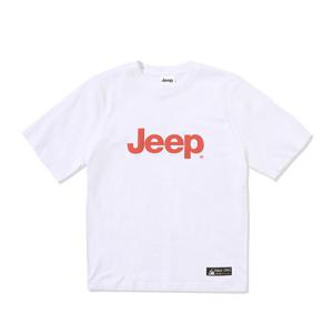 지프 뉴 오버핏 빅로고 남녀공용 반팔티 GL2TSU093WH