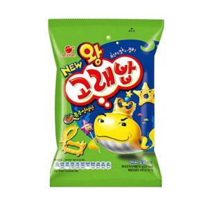 봉지과자 오리온 왕고래밥 볶음양념맛 x 56g 4개