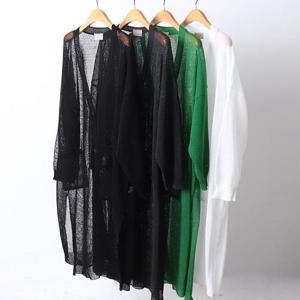 [강물처럼]빅사이즈롱가디건 D487L507 시스루썸머롱쿨가디건 RM