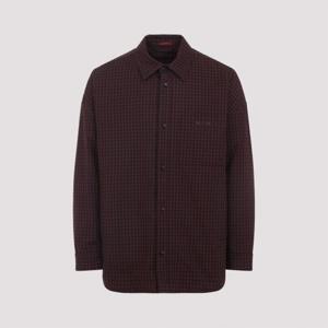 구찌 체크 깅엄 패딩 자켓 셔츠 836251 Z7ATD 5333 PURPLE BLACK