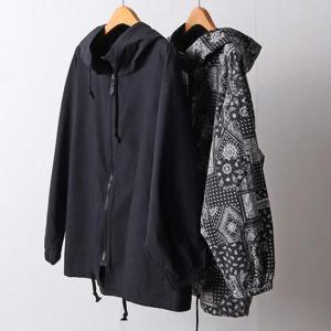 [강물처럼]빅사이즈아우터 F385L509 심플코튼바람막이점퍼 MN (4