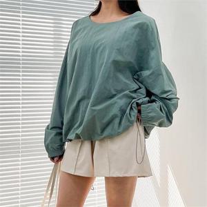 [강물처럼]아이우먼 컬러아노락끈맨투맨 TON443M210 빅사이즈 (9