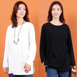 [강물처럼]위쉬몰 WW 소프트기모기본롱티(7947H301) 빅사이즈 (9