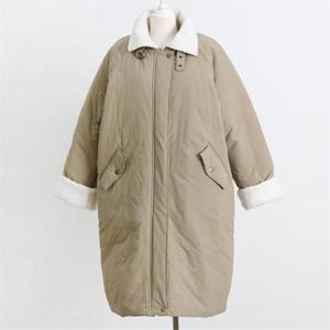 [강물처럼]아이우먼 포근양털하이넥야상 WBN656M211 빅사이즈 (9