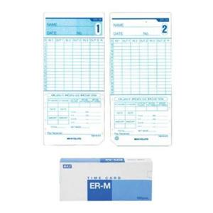 [문구] 메리트 카드식 출퇴근기록 카드 MAX ER-M 100매
