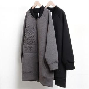 [강물처럼]빅사이즈사랑해요 3608L211 퀸 네오 쿠션 집업 MN (92