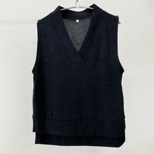 [강물처럼]빅사이즈사랑해요 J368L301 브이넥언발니트롱베스트 W