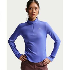 나이키 스위프트 여성 드라이 핏 UV 쿼터집 러닝 탑 - 사파이어 HQ0500-570 274949