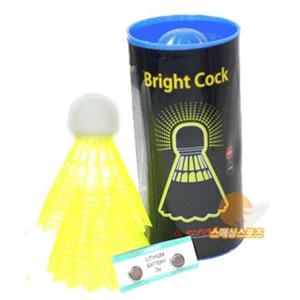 배드민턴공 스타 야광 셔틀콕 LED 배드민턴 공 2개