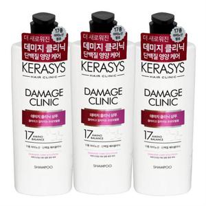 케라시스 데미지 클리닉 단백질 샴푸 750ml 3개